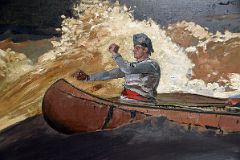 Winslow Homer 1905-10 Shooting the Rapids, Saguenay River 2 The Oar Is Missing From New York Metropolitan Museum Of Art At New York Met Breuer Unfinished.jpg
